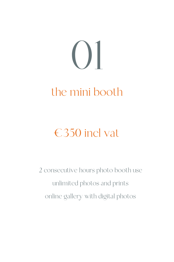 Price rent a photo booth