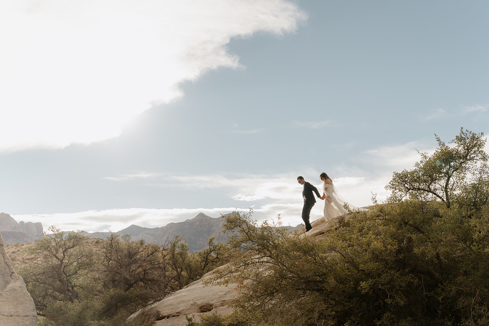 Las Vegas elopement in Red Rock Canyon