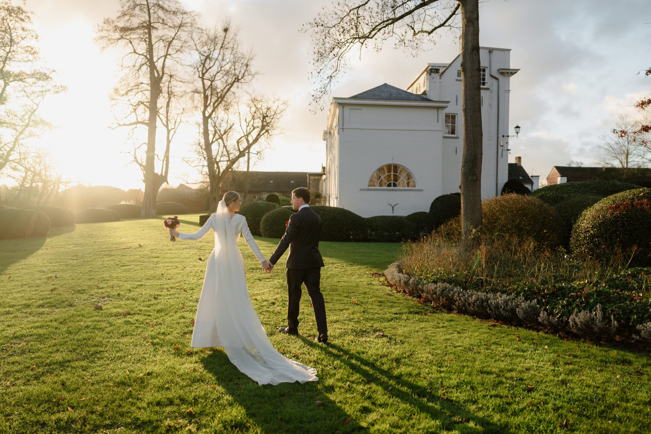 Winter huwelijk kasteel Rozelaar Lochristi